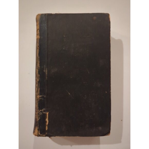 Class Book of Botany 2 Parts 1851 Alphonso Wood HC Antique Rough Condition